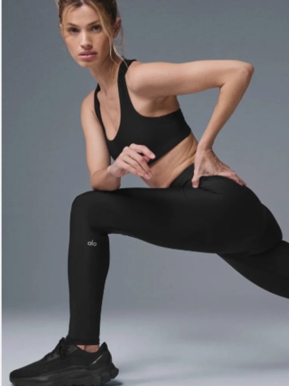 Alo High-Waist Airlift Legging - Black / Size S